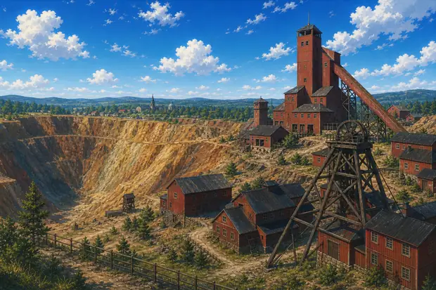 Mining Area of the Great Copper Mountain in Falunのイメージ画像