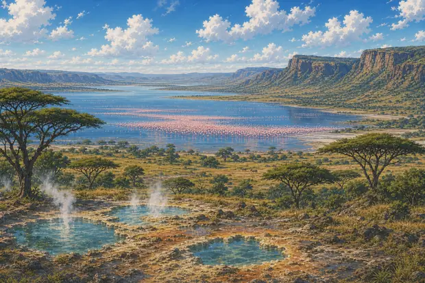 Kenya Lake System in the Great Rift Valleyのイメージ画像