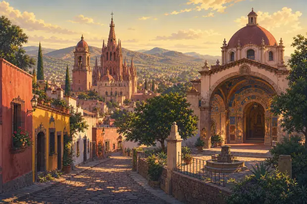 Protective town of San Miguel and the Sanctuary of Jesús Nazareno de Atotonilcoのイメージ画像