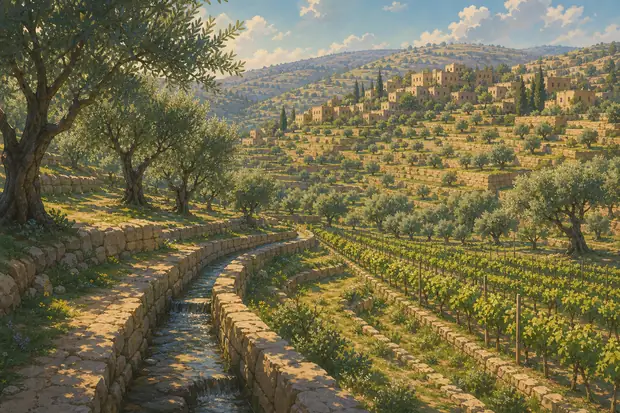 Palestine: Land of Olives and Vines – Cultural Landscape of Southern Jerusalem, Battirのイメージ画像