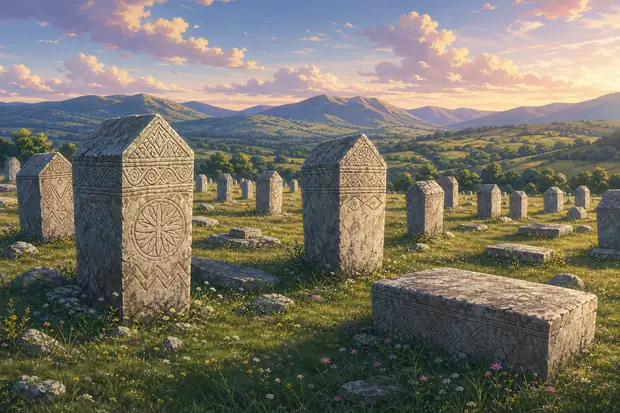 Stećci Medieval Tombstone Graveyardsのイメージ画像