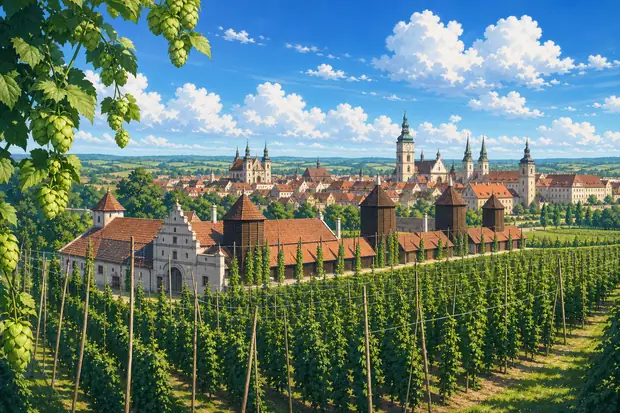 Žatec and the Landscape of Saaz Hopsのイメージ画像
