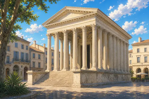 The Maison Carrée of Nîmesのイメージ画像