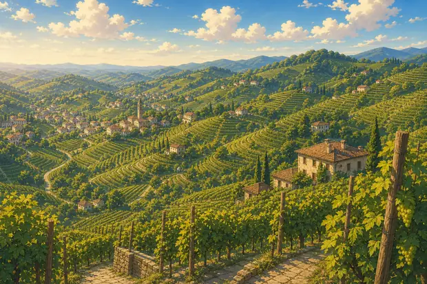 Le Colline del Prosecco di Conegliano e Valdobbiadeneのイメージ画像