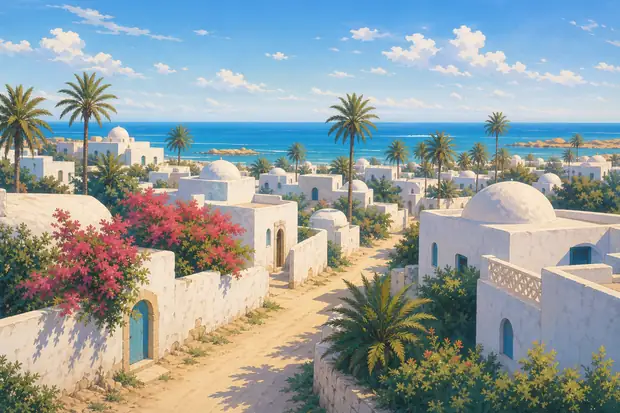 Djerba: Testimony to a settlement pattern in an island territoryのイメージ画像