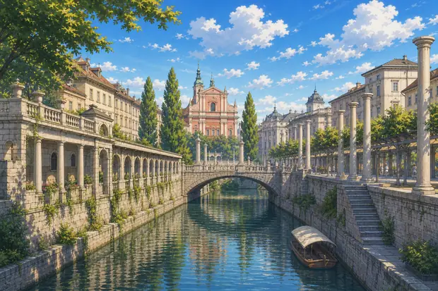 The works of Jože Plečnik in Ljubljana – Human Centred Urban Designのイメージ画像