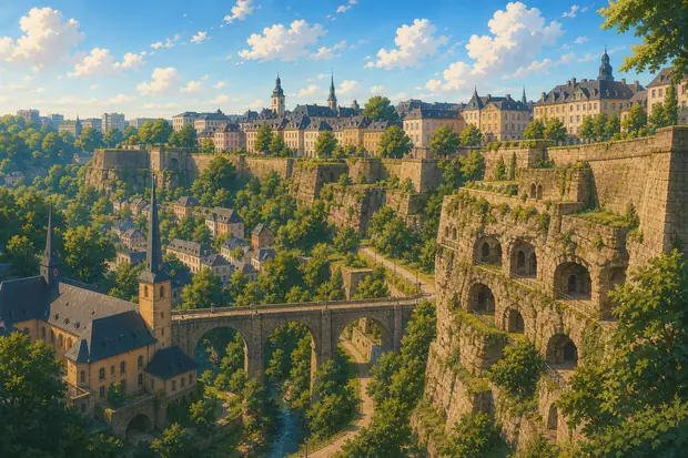 City of Luxembourg: its Old Quarters and Fortificationsのイメージ画像