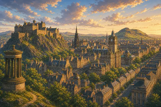 Old and New Towns of Edinburghのイメージ画像