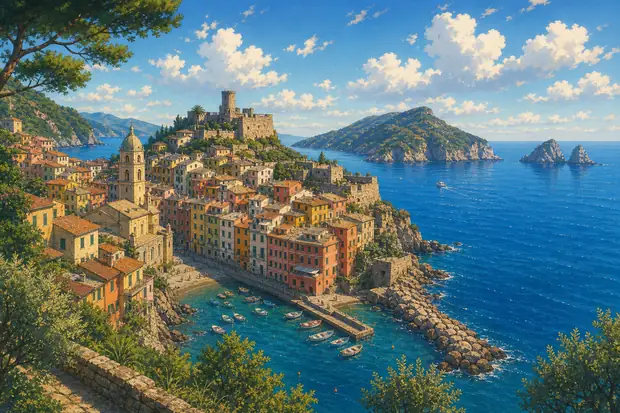 Portovenere, Cinque Terre, and the Islands (Palmaria, Tino and Tinetto)のイメージ画像